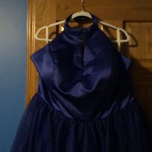 Royal blue prom dress